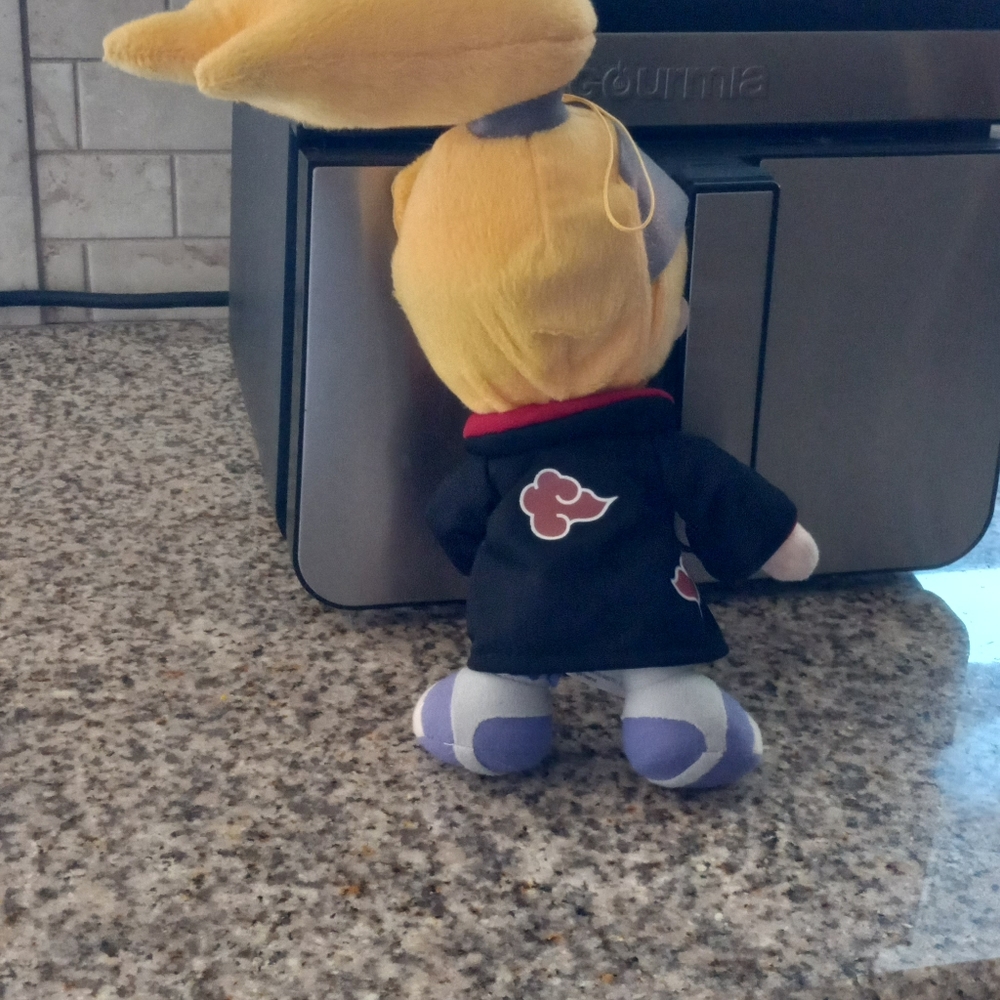 2002 Great Eastern Naruto Shippuden Deidara Anime Plush - Picture 5 of 7